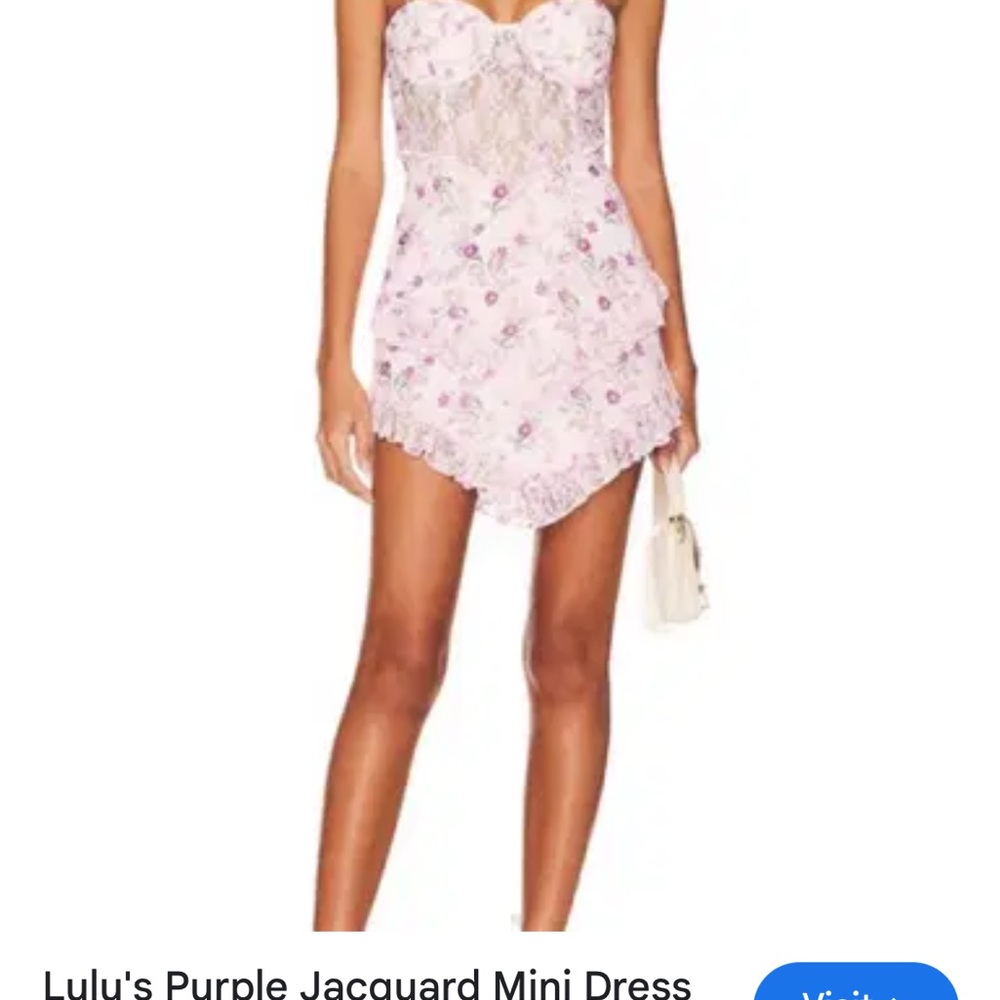 Lovers + Friends Floral Mini Dress - Pink and Purple
